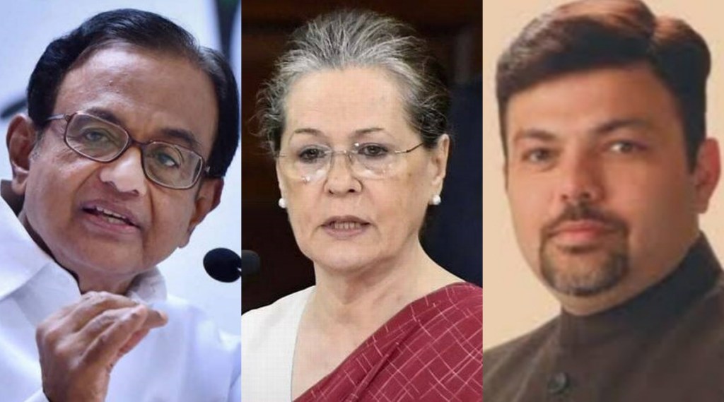 P Chidambaram Sonia Gandhi Ashish Deshmukh