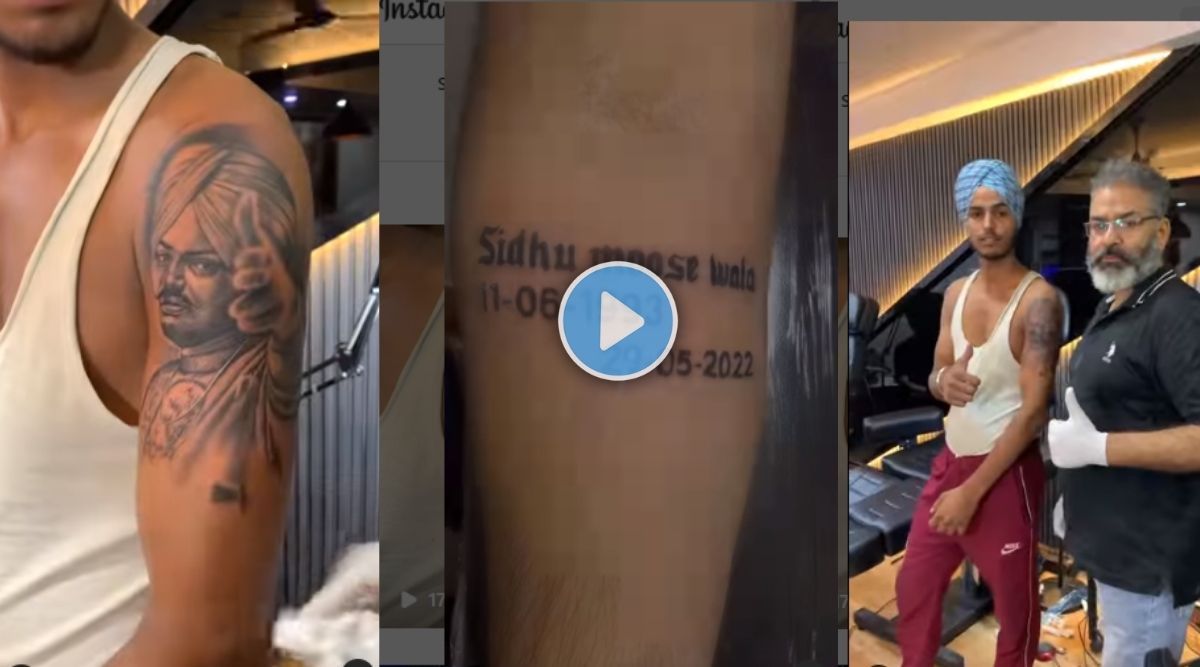 Sidhu Moose Wala Father Tattoo: Watch: Sidhu Moosewala's father gets his  late son's picture inked on his arm: 'When you can't hug that person  anymore...' | Hindi Movie News - Bollywood -