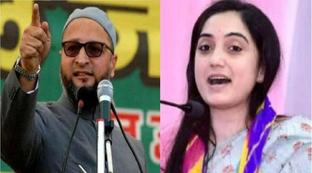 ASADUDDIN OWAISI AND NUPUR SHARMA