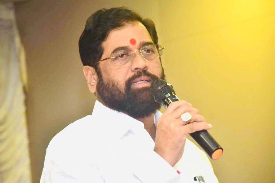 Shivsena Leader eknath shinde instagram account news 