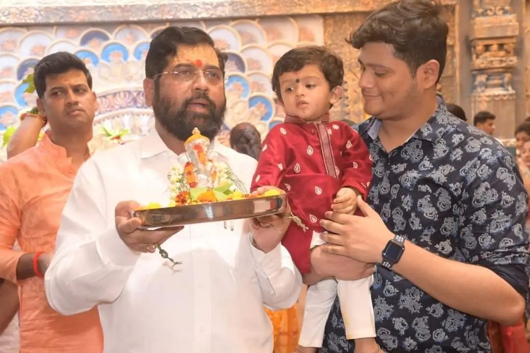 Maharashtra new CM eknath shinde family photos