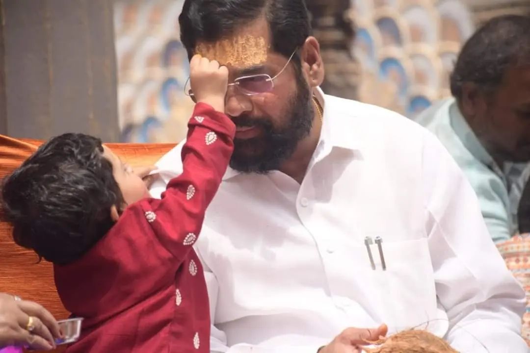 Maharashtra new CM eknath shinde family photos