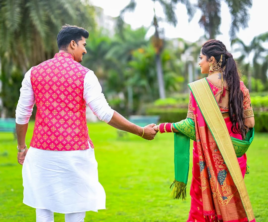 Marathi Actor Engagement Photos