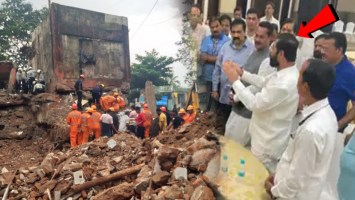 मुंबईतील इमारत दुर्घटना: एकनाथ शिंदेंच्या सूचनेनुसार स्थानिक बंडखोर आमदाराने थेट गुवाहाटीतून जाहीर केली मोठी आर्थिक मदत