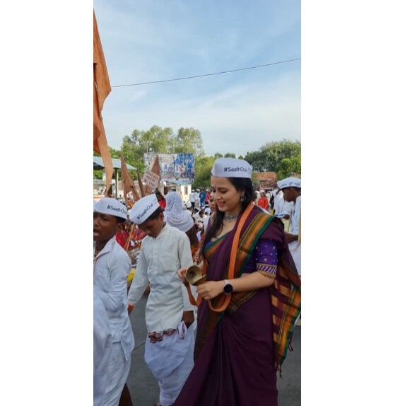 Prajakta Gaikwad Pandharpur Wari Pune Maharashtra