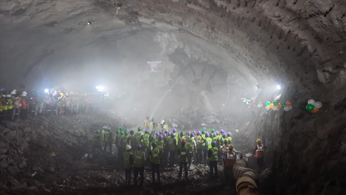 Pune Metro tunnel boring machine