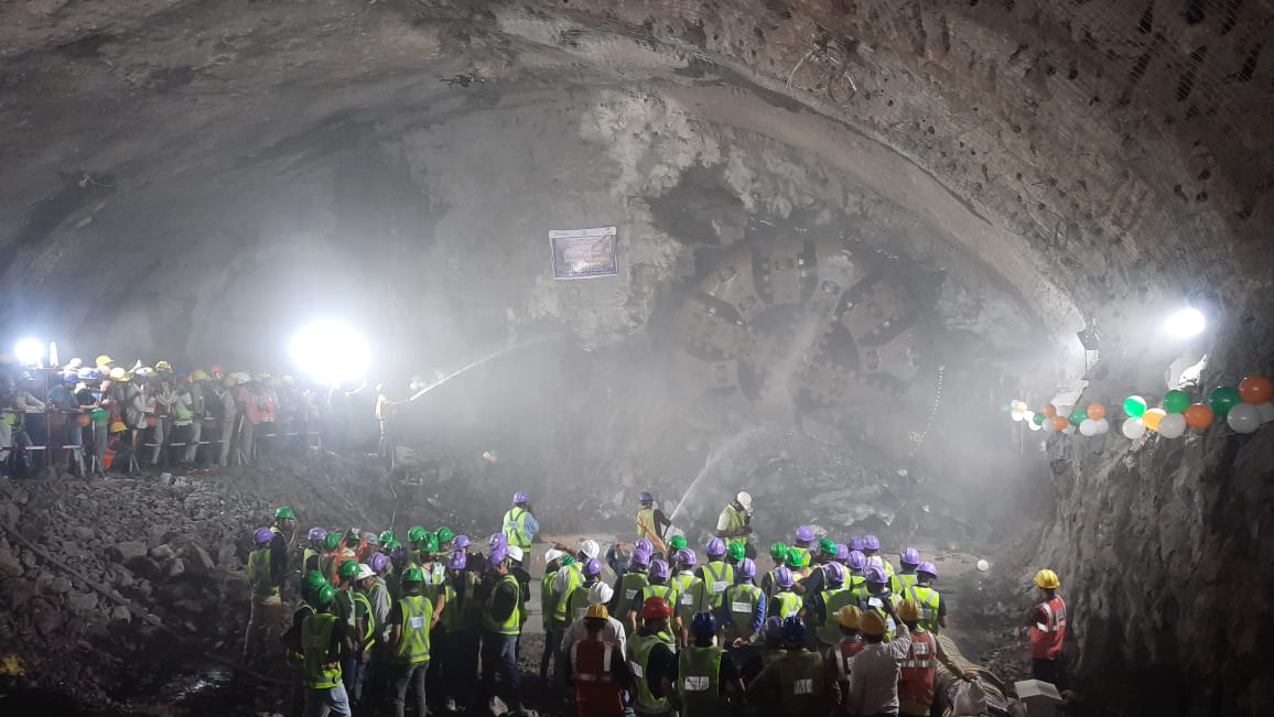 Pune Metro tunnel boring machine