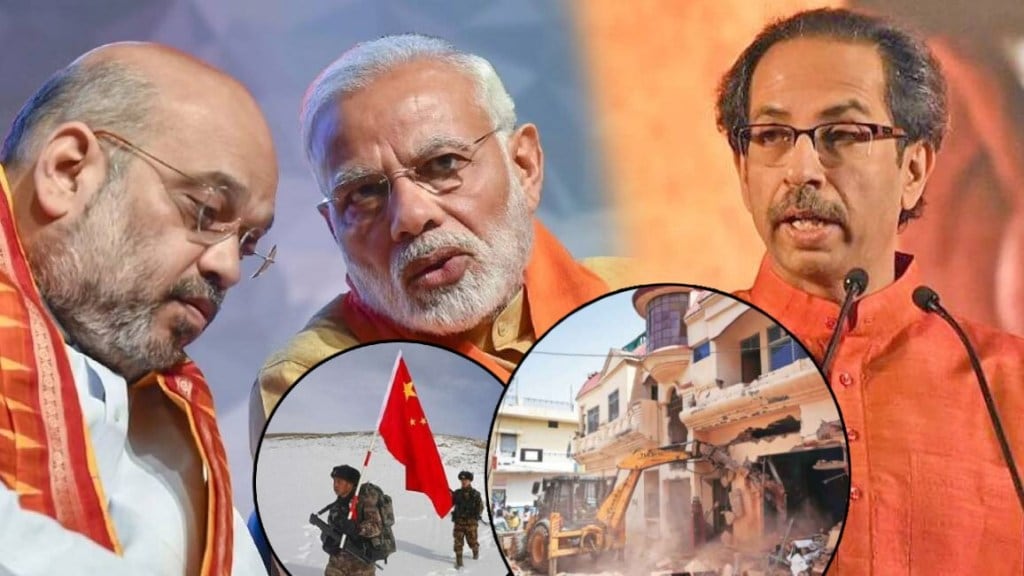 Shivsena Slams BJP over bulldozer politics