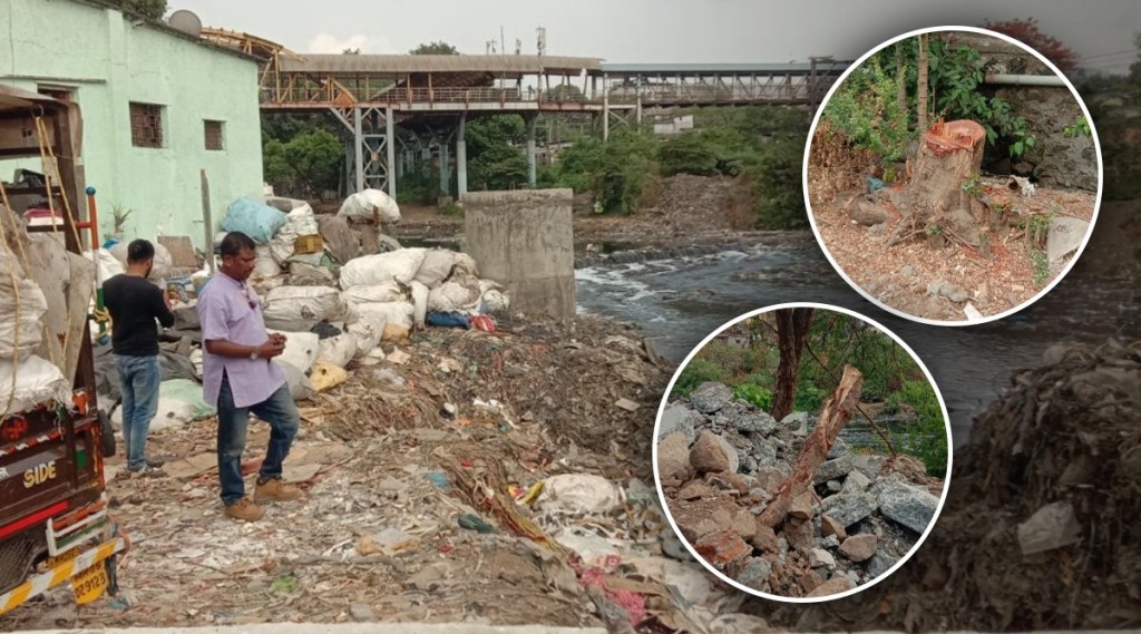 Ulhasnagar Valdhuni River Pollution Tree Cutting Illegal Construction Supreme Court