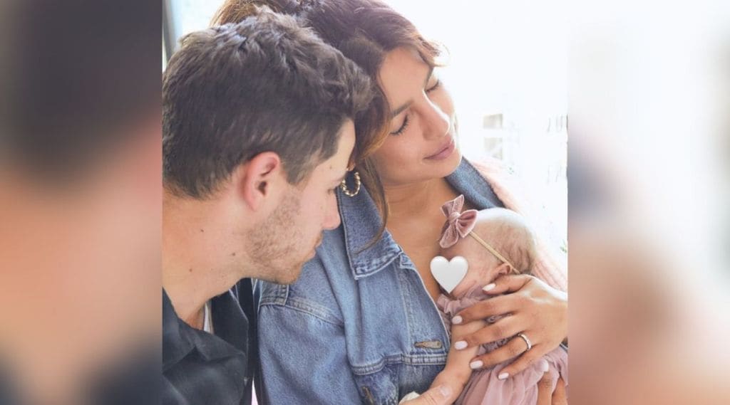 nick jonas, priyanka chopra, nick jonas daughter, malti chopra jonas, priyanka chopra daughter, fathers day, निक जोनस, प्रियांका चोप्रा, प्रियांका चोप्रा मुलगी, फादर्स डे, निक जोनस इन्स्टाग्राम