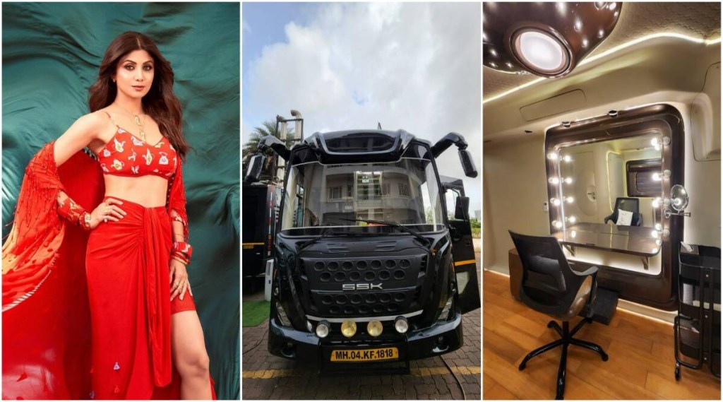 shilpa shetty kundra, Luxury Vanity Van,