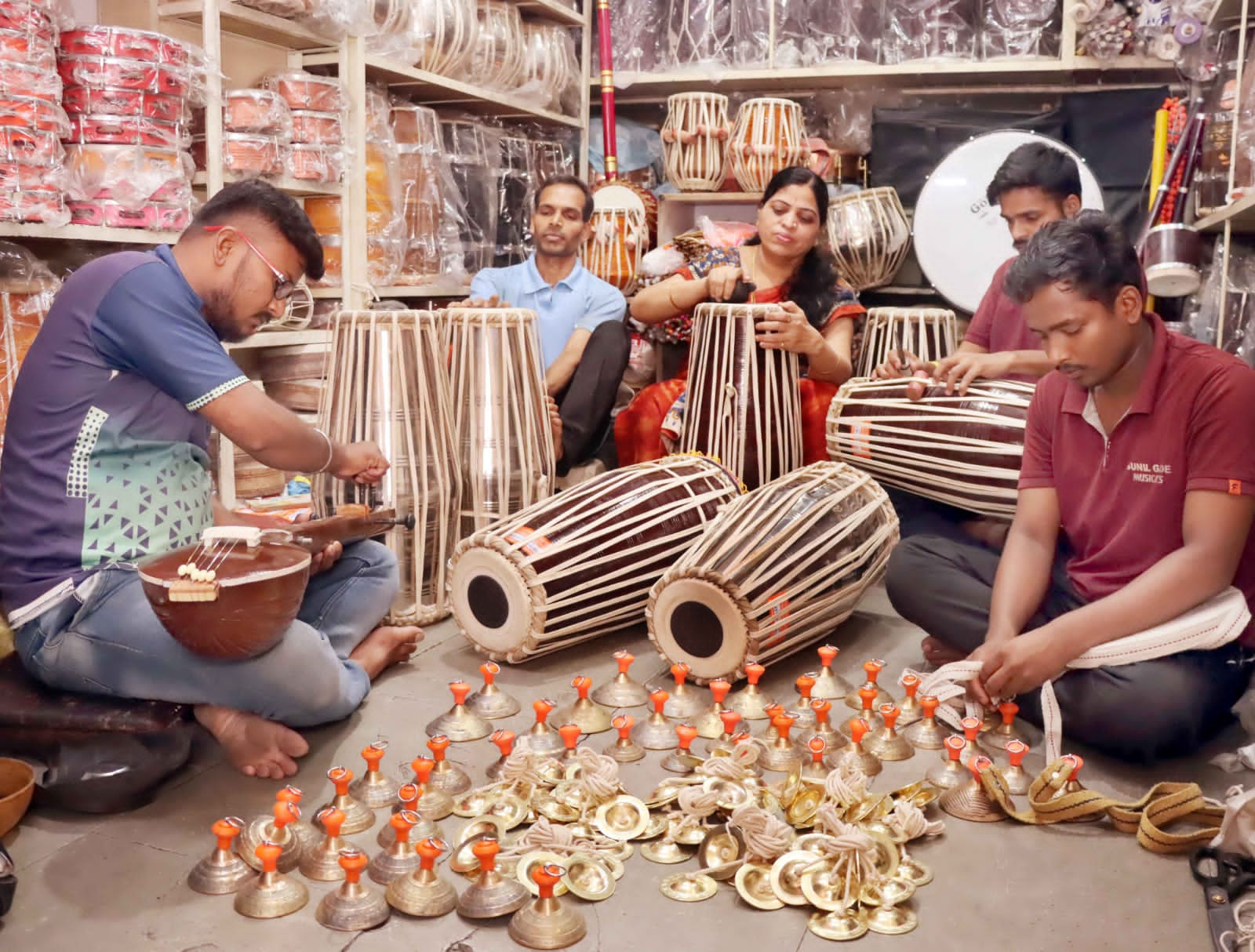 tal mrudung repairing before pandharpur wari