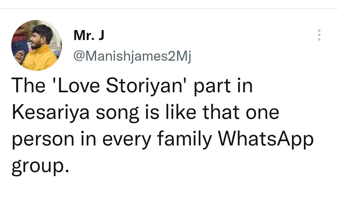 Kesariya Song memes 