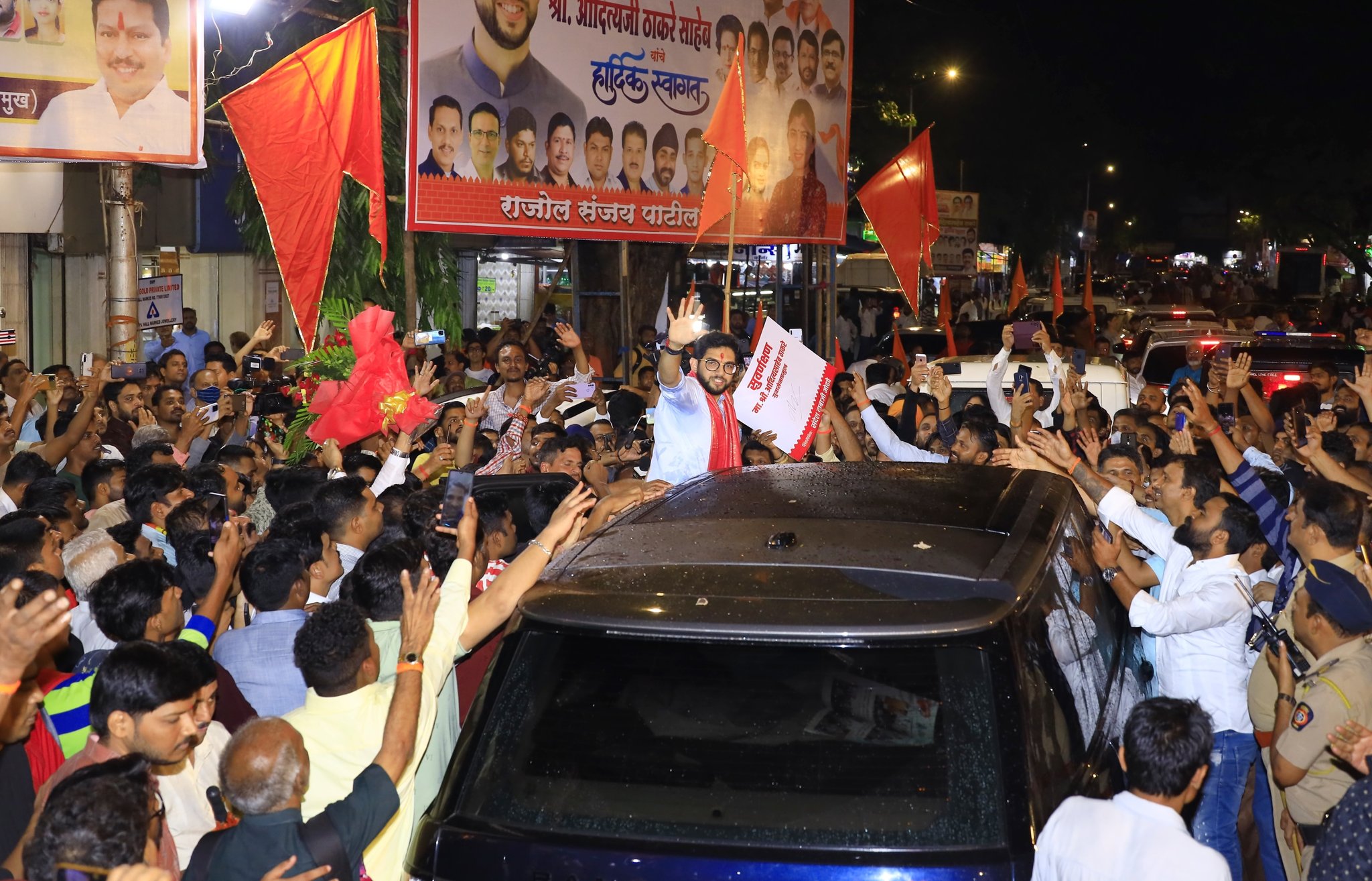 Shivsena Yuva Sena Aaditya Thackeray Nishtha Yatra