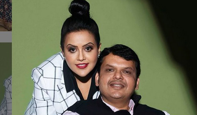 devendra fadnavis amruta fadnavis memes as wife of deputy cm claims he used to change clothes at night to meet Eknath Shinde