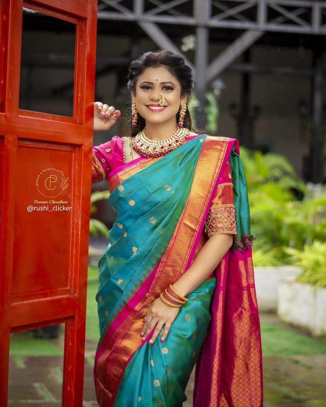 Ashvini Mahangade Saree Look Photos