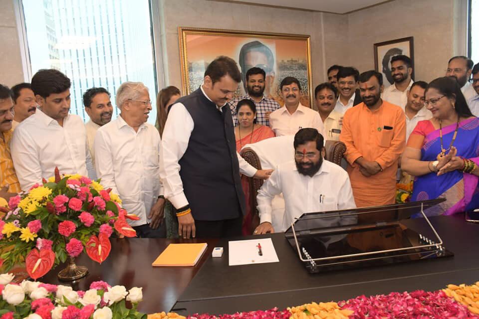 Eknath Shinde Devendra Fadnavis Mantralaya