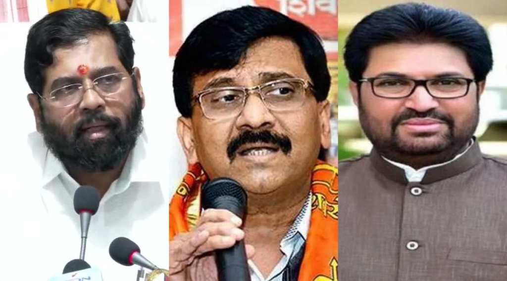 Eknath Shinde Sanjay Raut Arjun Khotkar