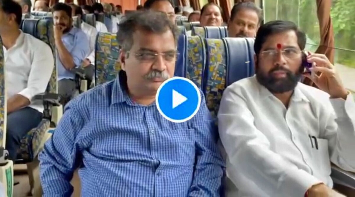 Eknath Shinde rebel shivsena mla video