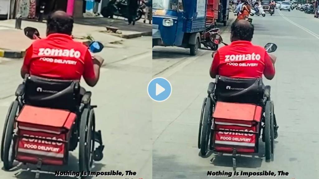 Zomato-Delivery-Boy-On Wheelchair-Viral-Video