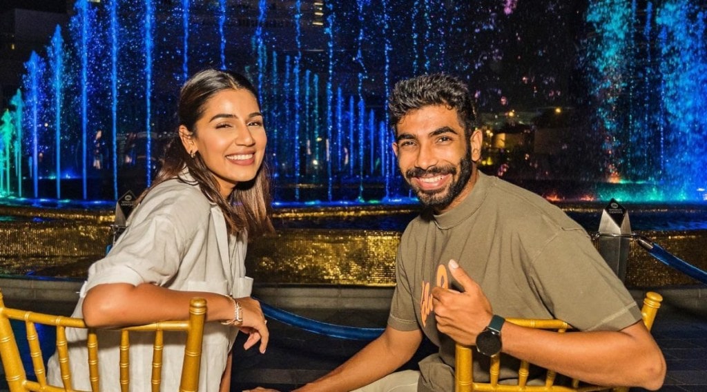 Sanjana Ganesan and Jasprit Bumrah