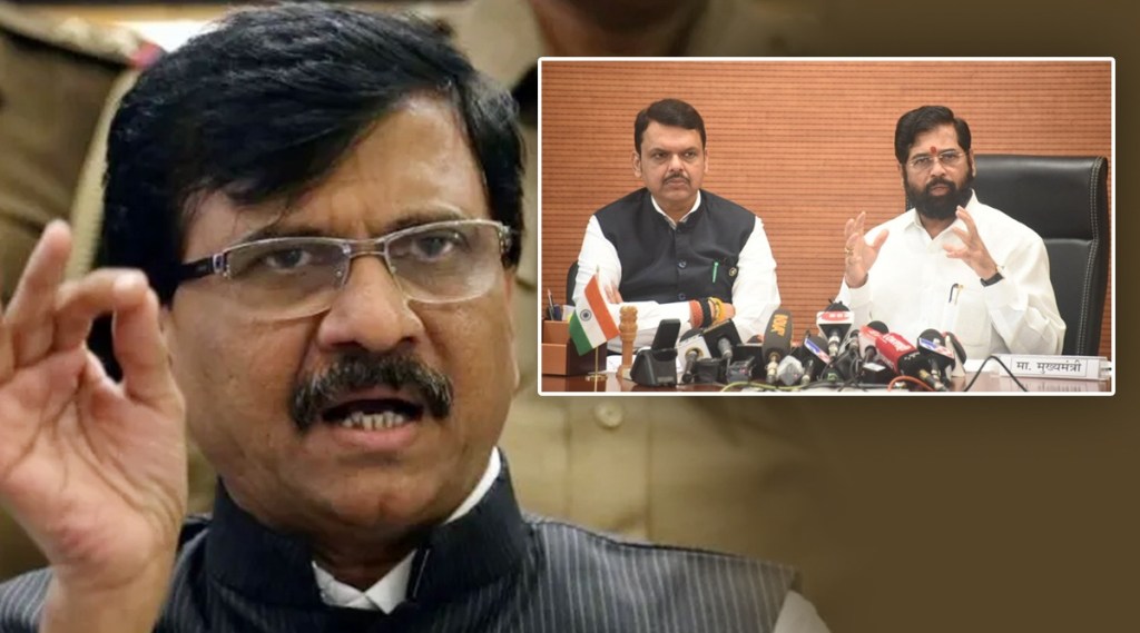 Sanjay Raut Eknath Shinde Devendra Fadnavis