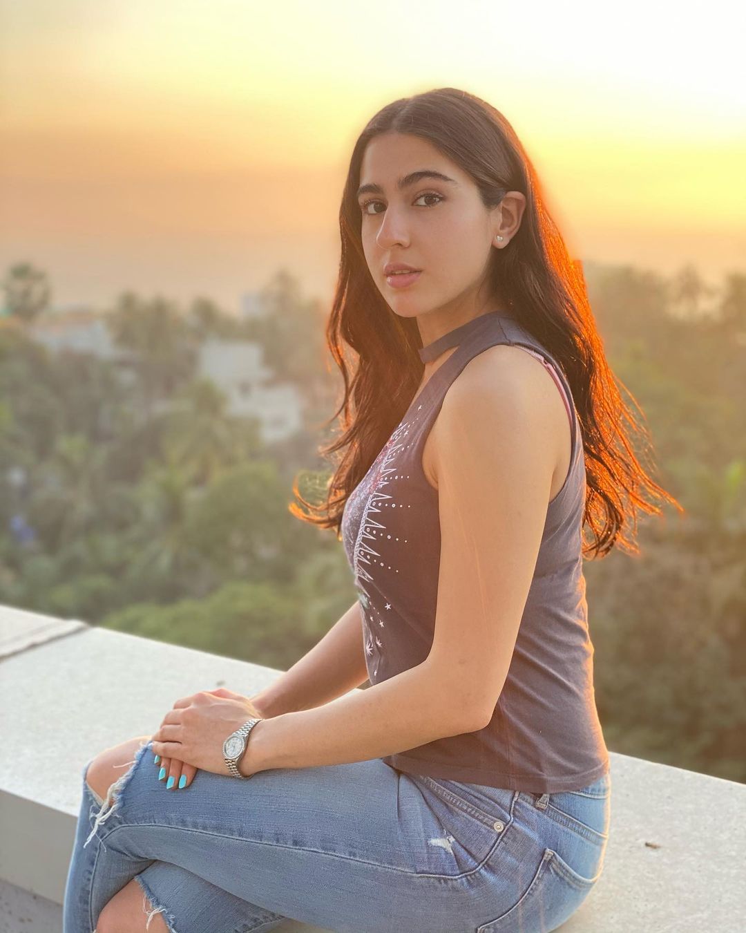 Sara Ali Khan Amrita Singh Italy Vacation Photos