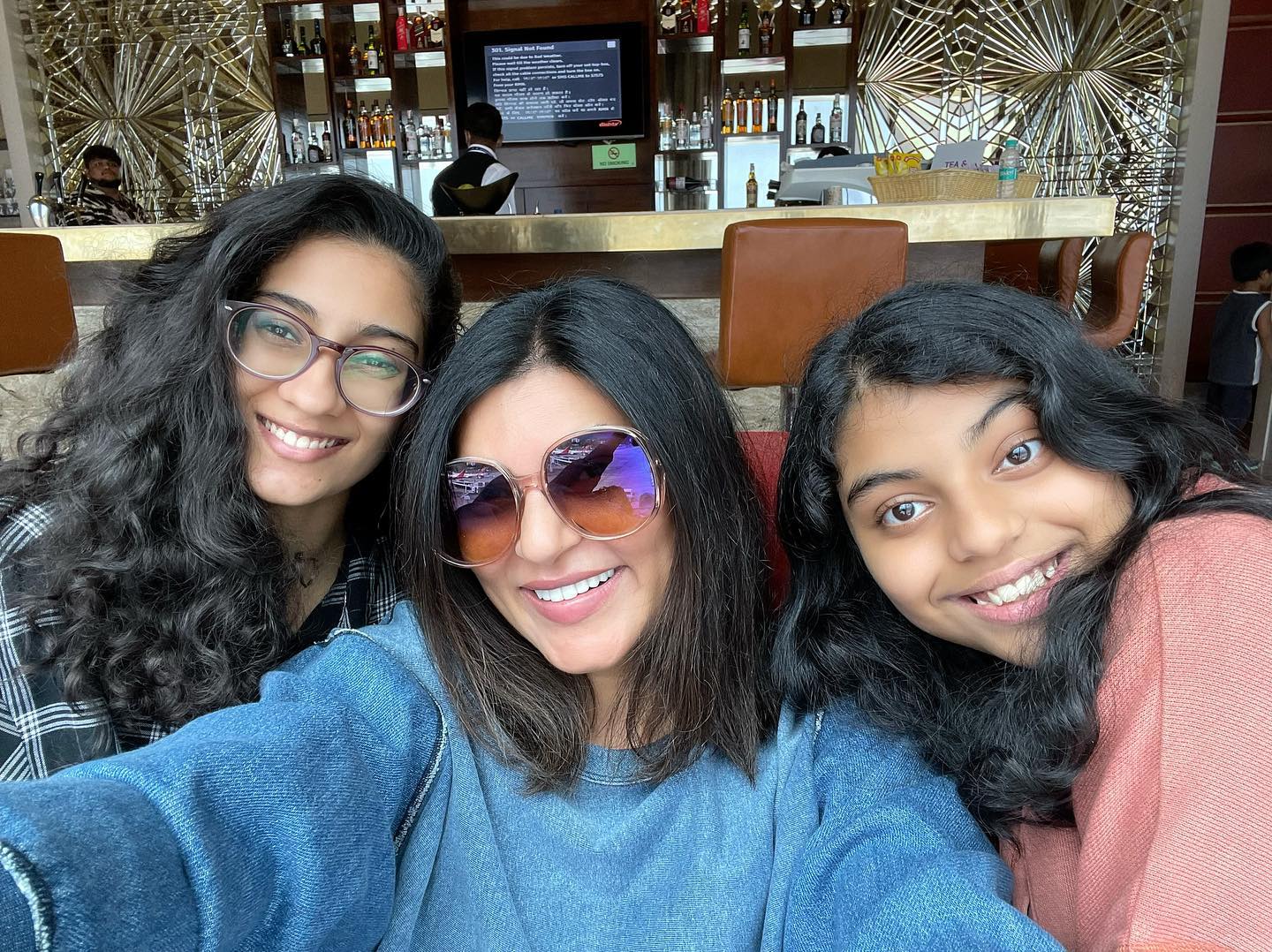 bollywood actress Sushmita Sen maldive trip photos monokini look 