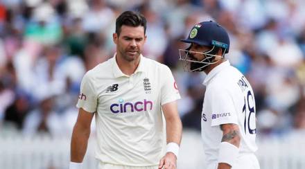 Virat Kohli and James Anderson