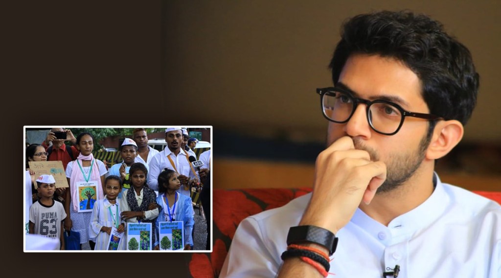 aaditya thackeray aarey protest