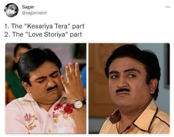 Kesariya Song memes