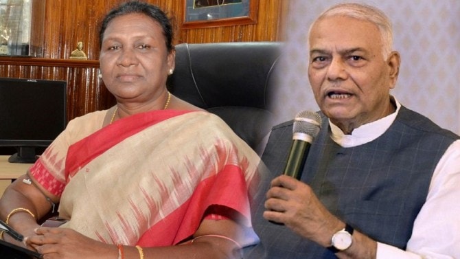 draupadi murmu yashwant sinha