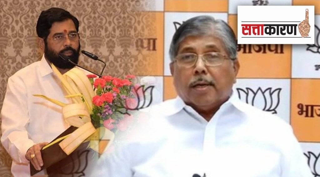 eknath shinde and Chandrakant patil