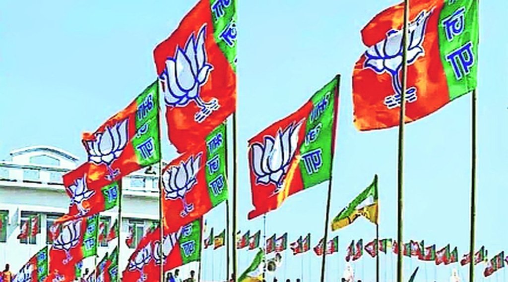 mv bjp flag