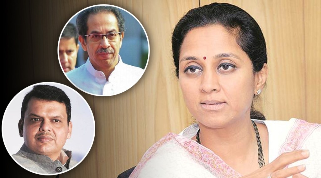 supriya sule devendra fadnavis uddhav thackeray