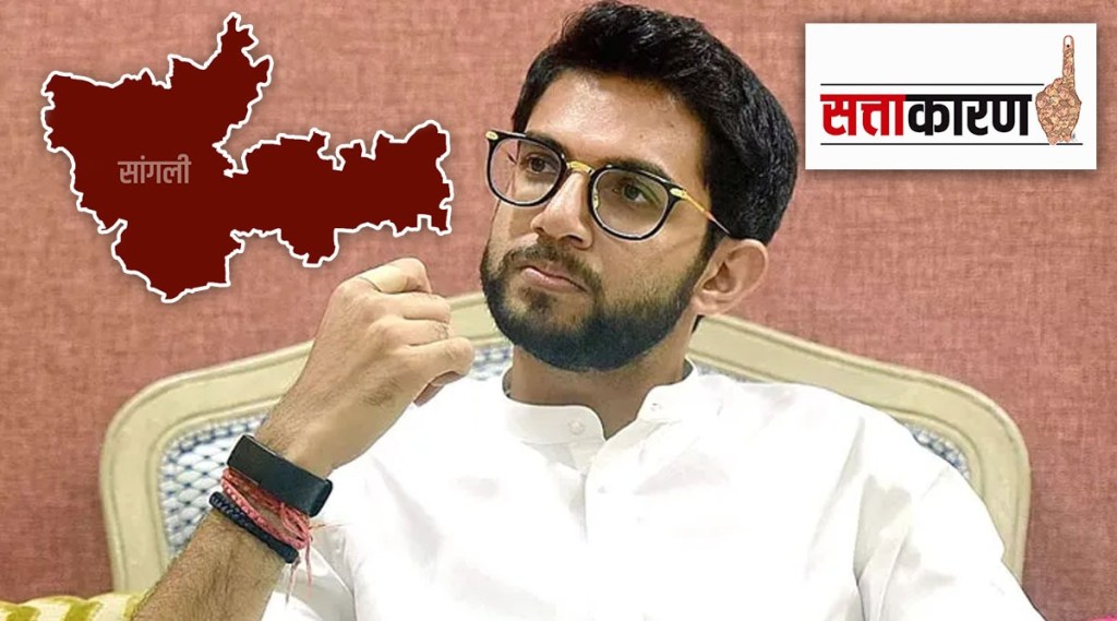 Aaditya Thackeray ignored sangli during reconstruction of the Shiv Sena party tour