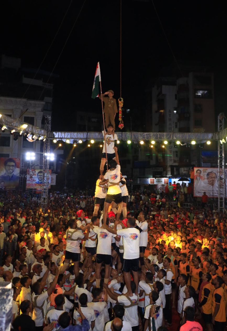 Dahi Handi 2022 Aaditya Thackeray Anand Dighe