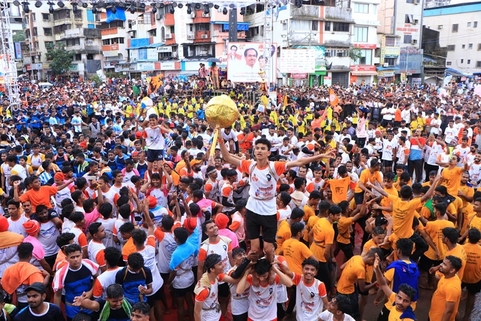 Dahi Handi 2022 Aaditya Thackeray Anand Dighe