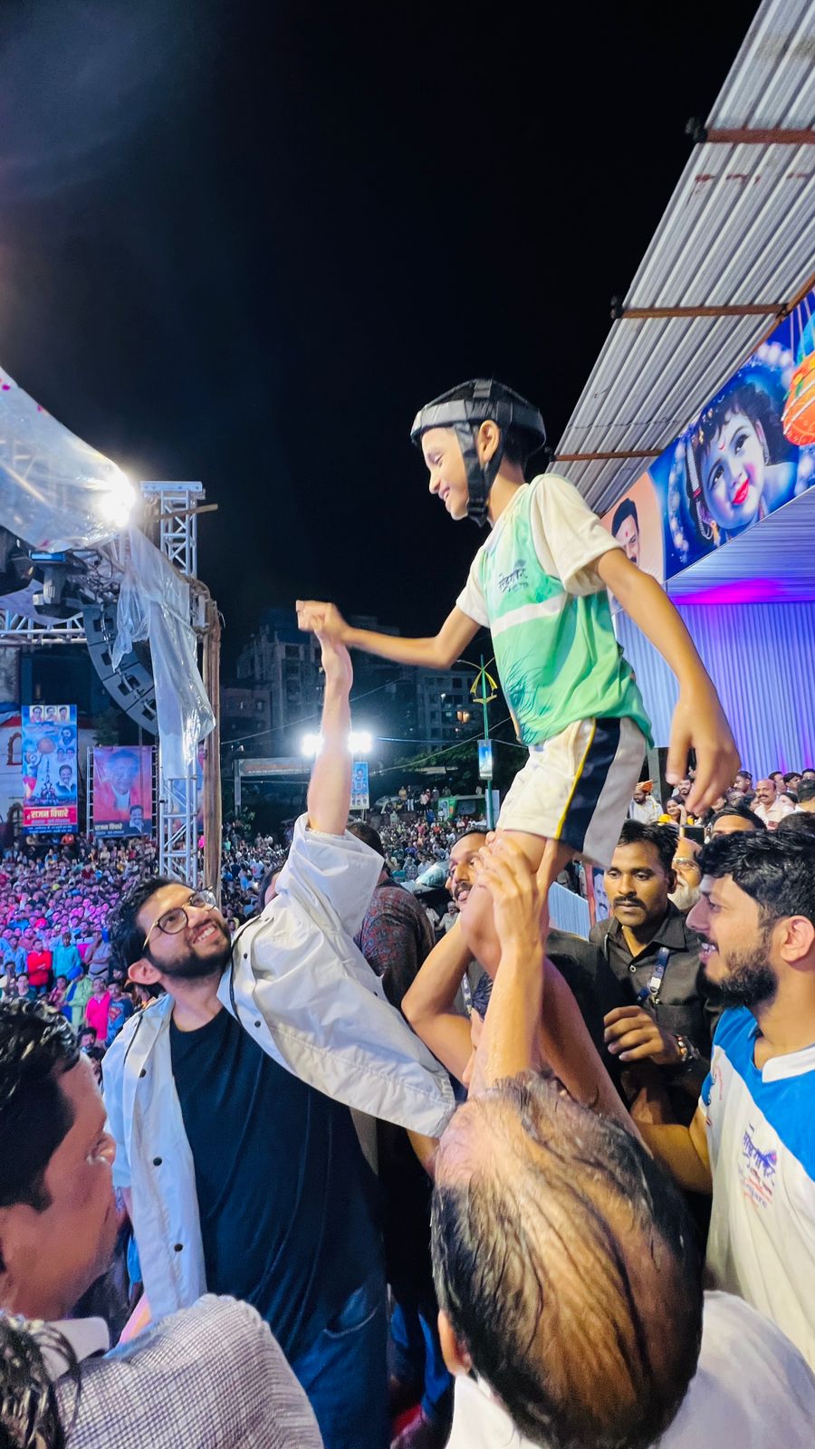 Dahi Handi 2022 Aaditya Thackeray Anand Dighe