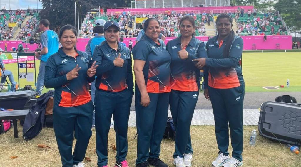 Indian Women Lawn Bowls gold medal