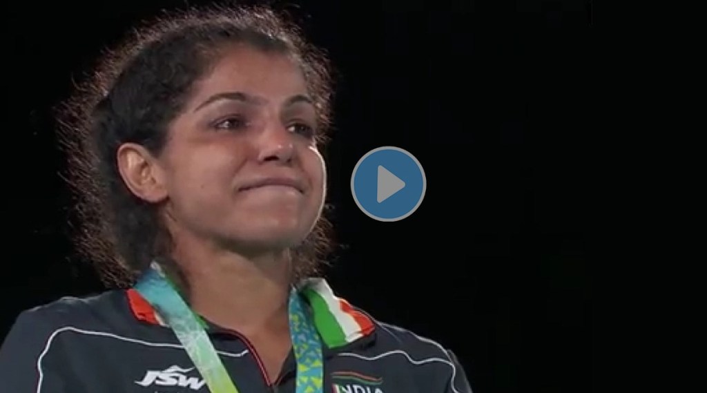 Emotional Sakshi Malik