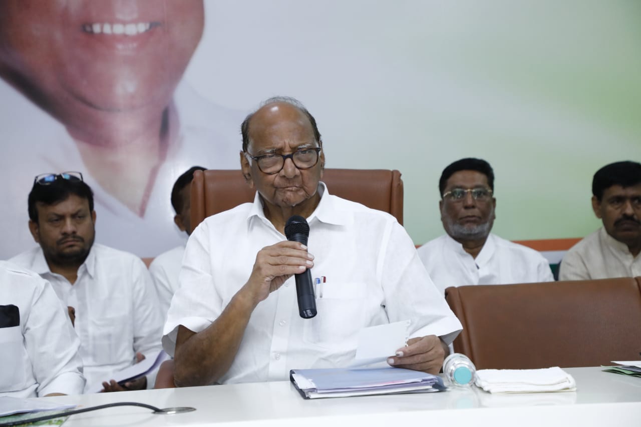 sharad pawar press conference ncp chief slams PM Modi BJP Shinde Government talkes about bilkis bano case