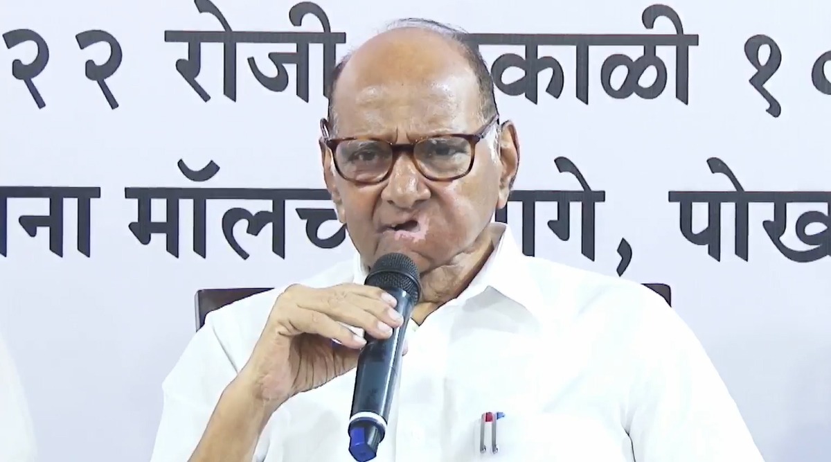 sharad pawar press conference ncp chief slams PM Modi BJP Shinde Government talkes about bilkis bano case