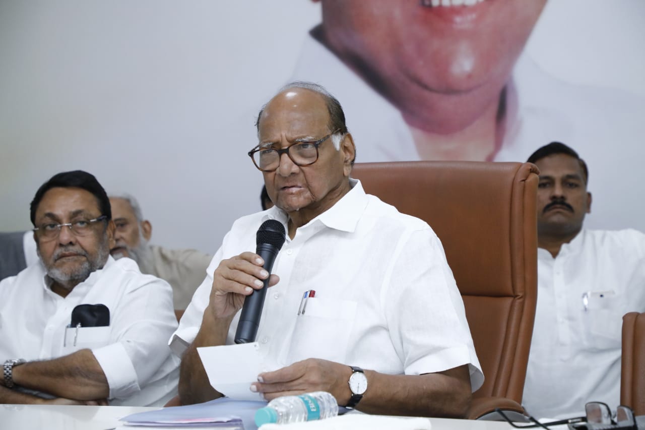 sharad pawar press conference ncp chief slams PM Modi BJP Shinde Government talkes about bilkis bano case