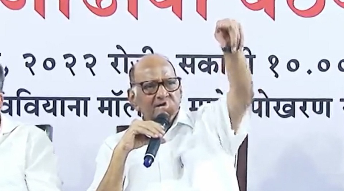 sharad pawar press conference ncp chief slams PM Modi BJP Shinde Government talkes about bilkis bano case