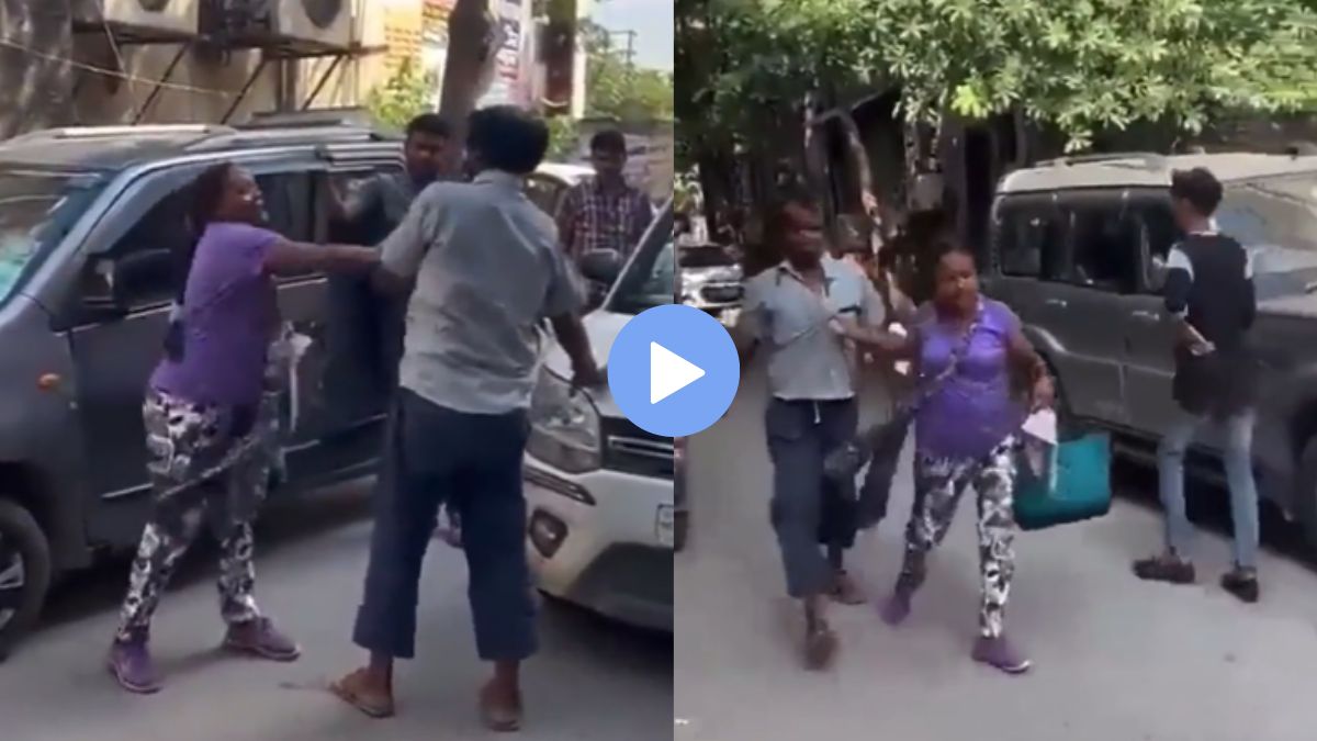 A Woman Slaps A Rickshaw Driver 17 Times In 90 Seconds For; Seeing ...