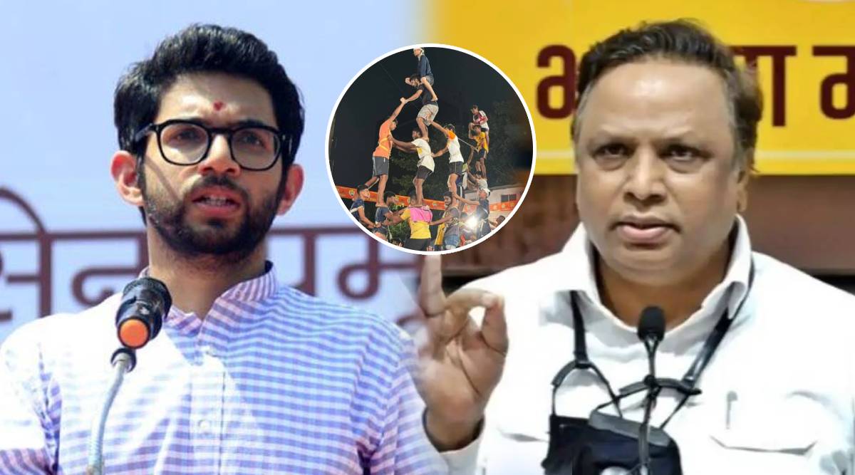 Aaditya Thackeray Slams Ashish Shelar Bjp On Worli Dahi Handi 2022