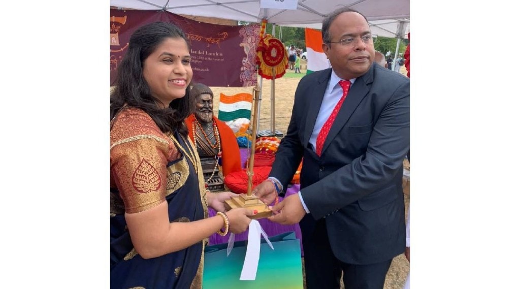 Bamboo Ganesha of Meenakshi Valke of Chandrapur at the British Embassy