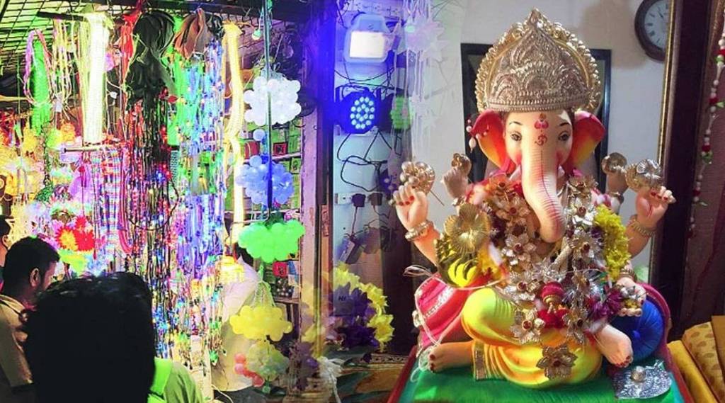 in ganeshotsav festival increasing demand in eletric lights in pune