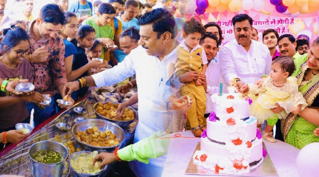 CM praises father who distributes 1 lakh panipuri on daughter's first birthday